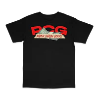 a black t - shirt with the word pgc on it